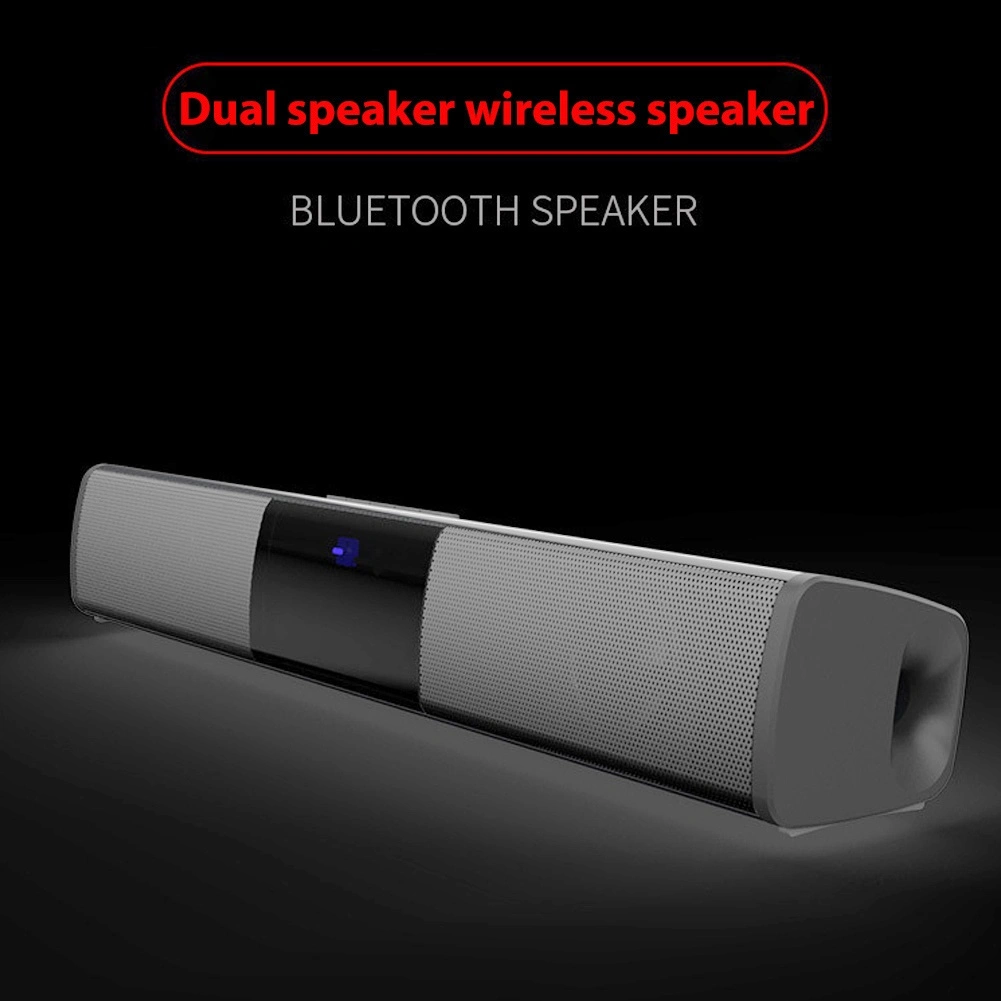 Home Theater Long Soundbar FM Radio Subwoofer Stereo Wireless Bluetooth-compatible Speaker