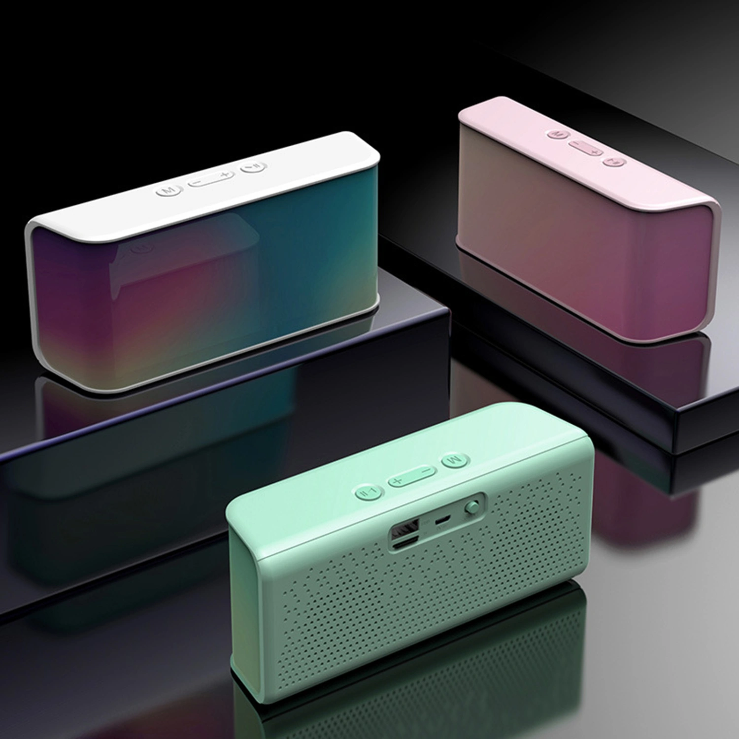 Bluetooth Stereo Portable Wireless Bass HiFi Sound Lossless Surround Speaker