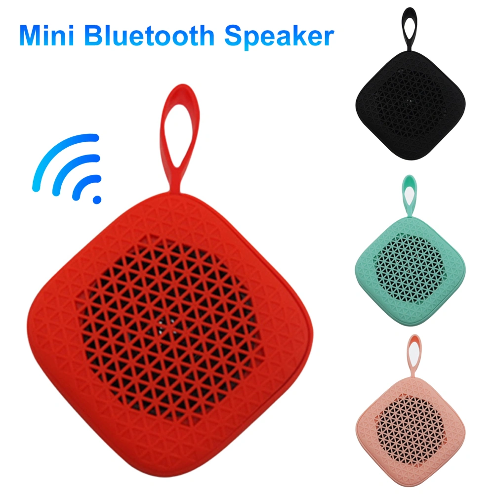 Mini Portable Rechargeable Bluetooth-compatible Wireless Solid Color Speaker Music Player