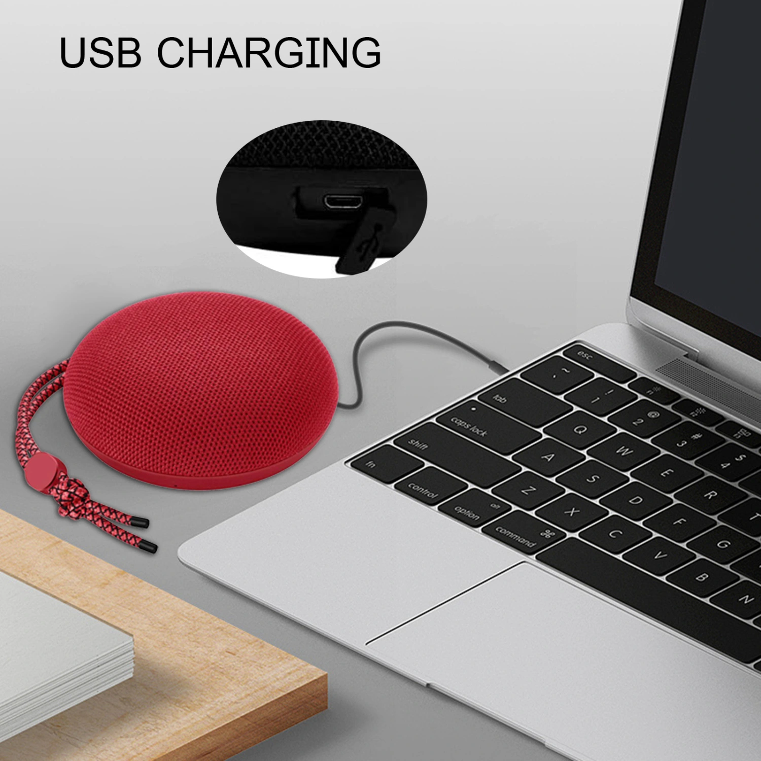 Outdoor Waterproof Portable Bluetooth-compatible 5.0 Speaker Subwoofer Stereo Loudspeaker