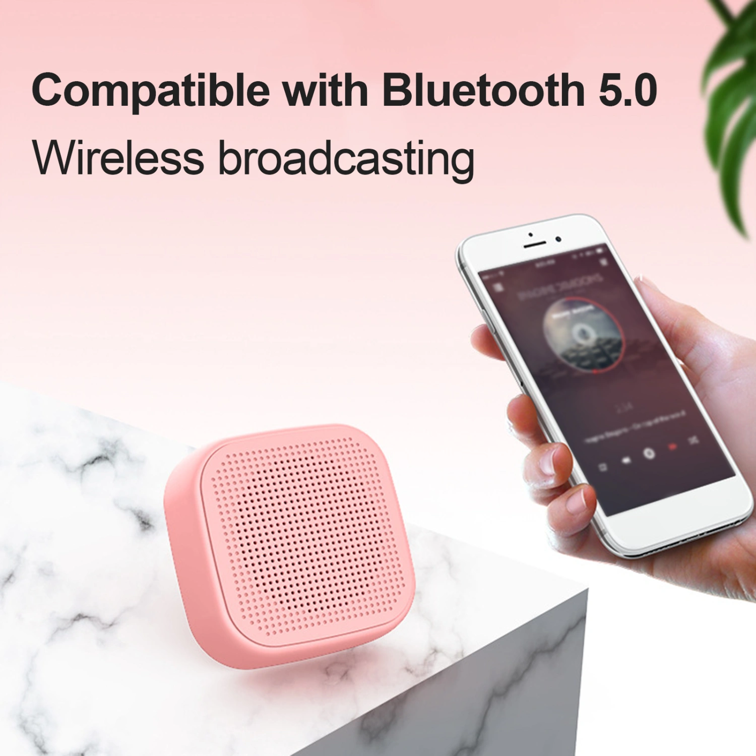 M1 Bluetooth-compatible Speaker Surround Sound Mini Portable Wireless Loudspeaker Subwoofer for Outdoor