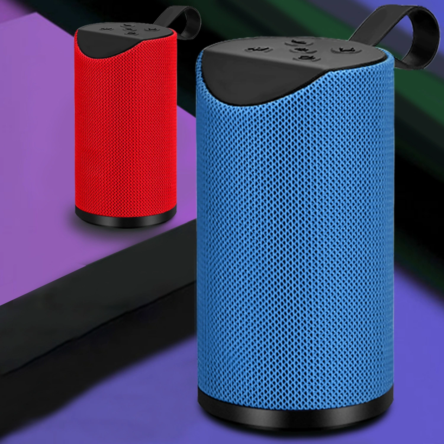 Bluetooth Speaker Subwoofer Portable ABS 3W HiFi Sound 3D Stereo Loudspeaker for Music
