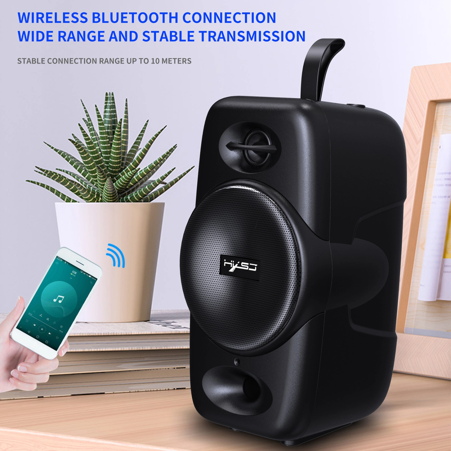 Q8 Wireless Speaker High Fidelity Subwoofer Support TF Card Bluetooth-compatible5.0 Music Bass Speaker for Calling