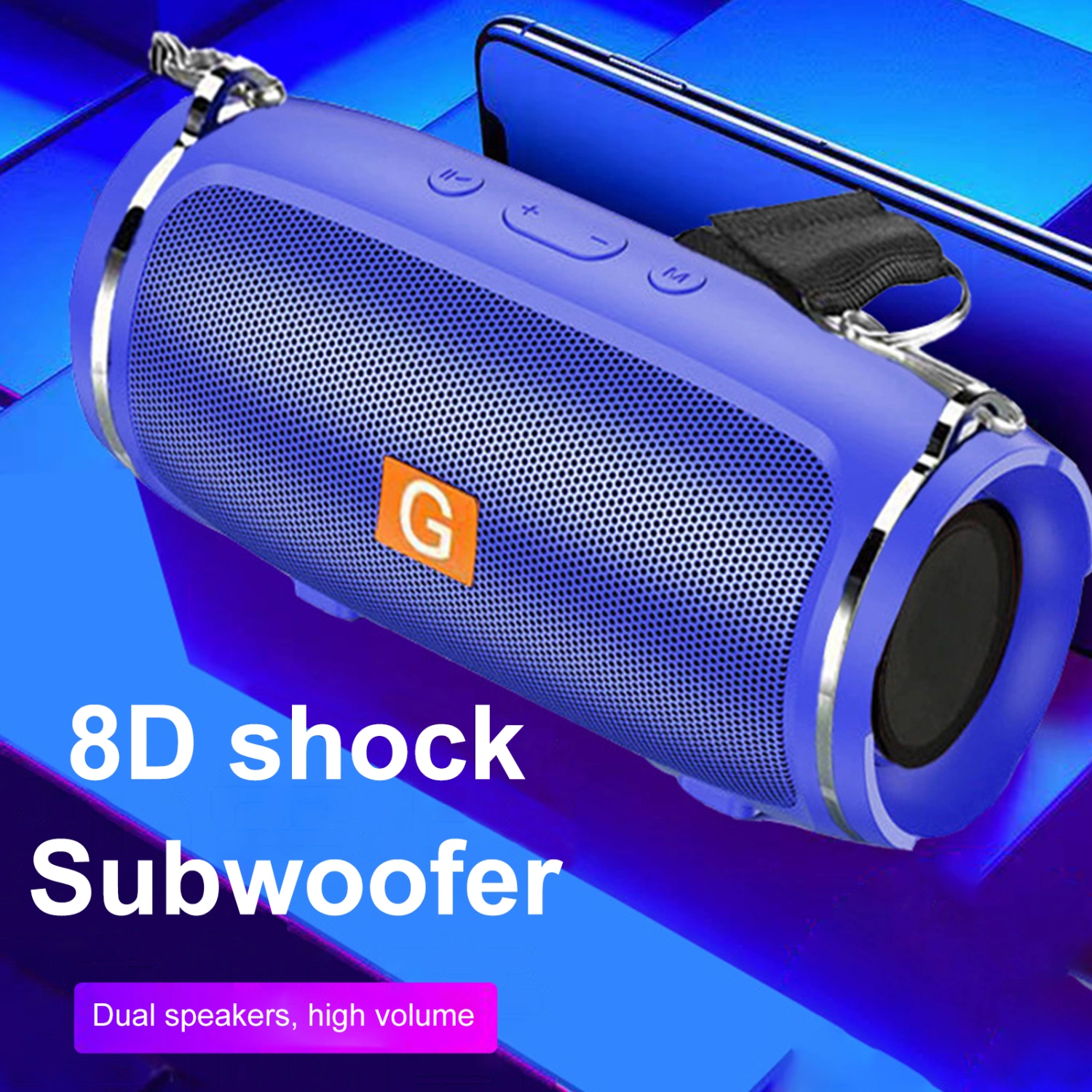 Mini Speaker Multi-functional Stable Transmission Plastic Stereo Sound Wireless Speaker for Household