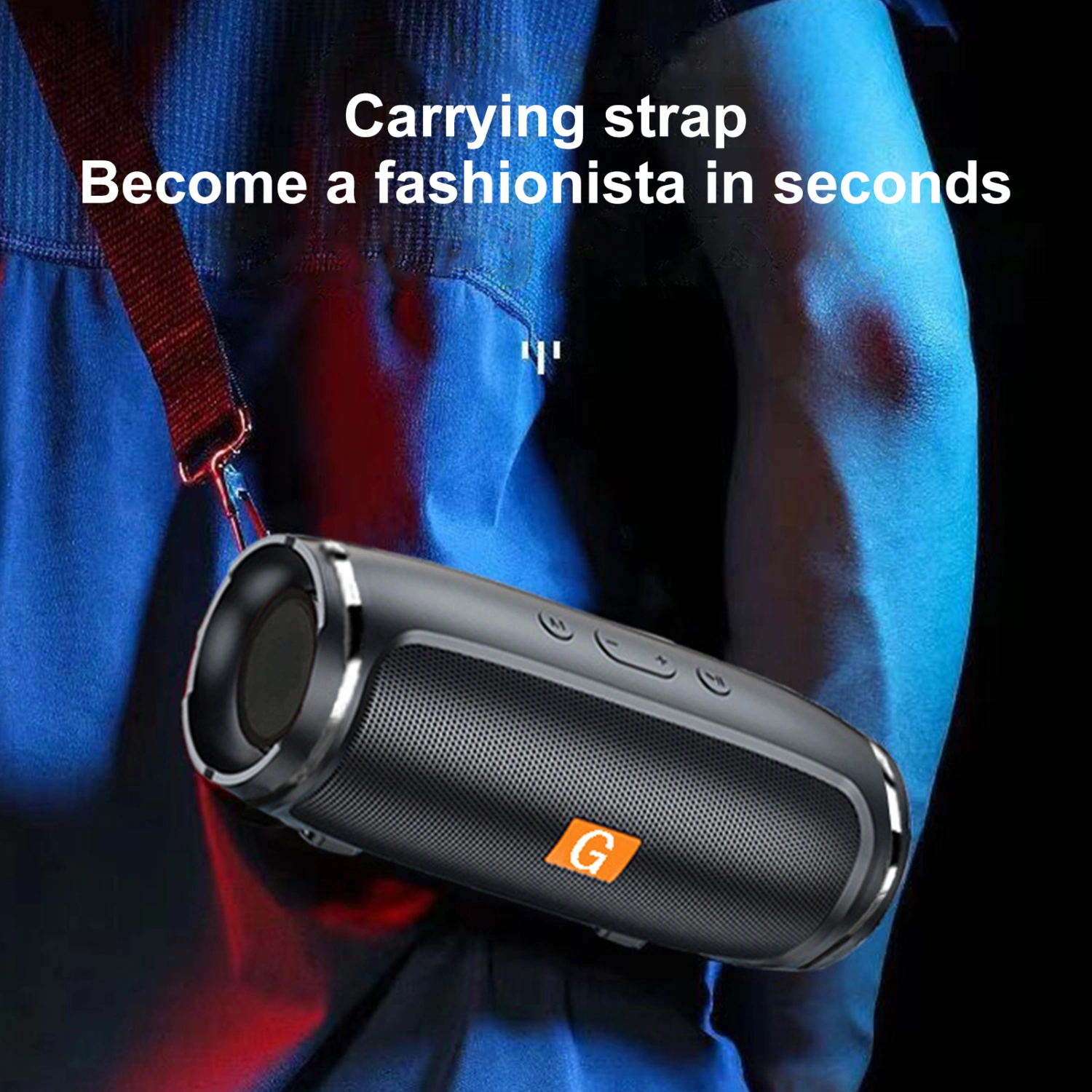 Mini Speaker Multi-functional Stable Transmission Plastic Stereo Sound Wireless Speaker for Household