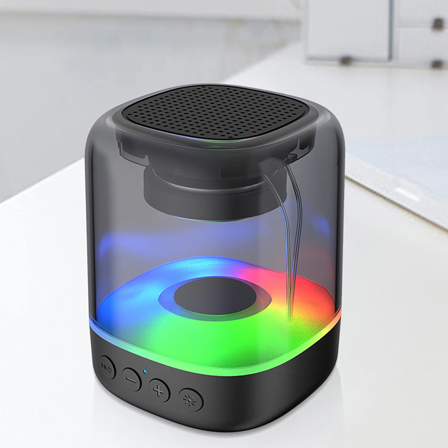 E-3052 Bluetooth-compatible Speaker Surround Sound Portable Outdoor HiFi Stereo Mini Wireless Subwoofer for Mobile Phone 