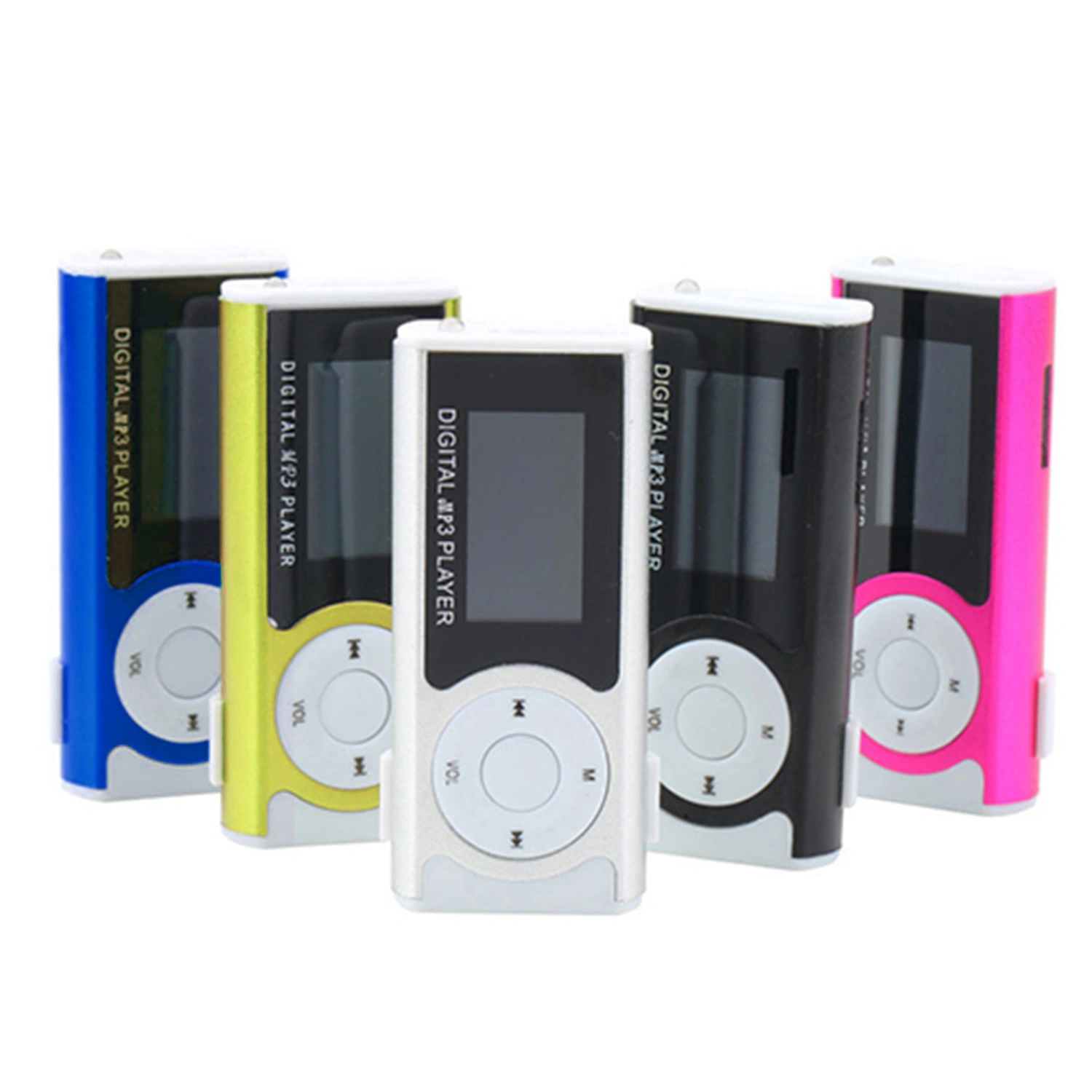 1.3 inch LCD Screen Clip USB Mini Mp3 Music Player Support 16GB Micro SD-Card