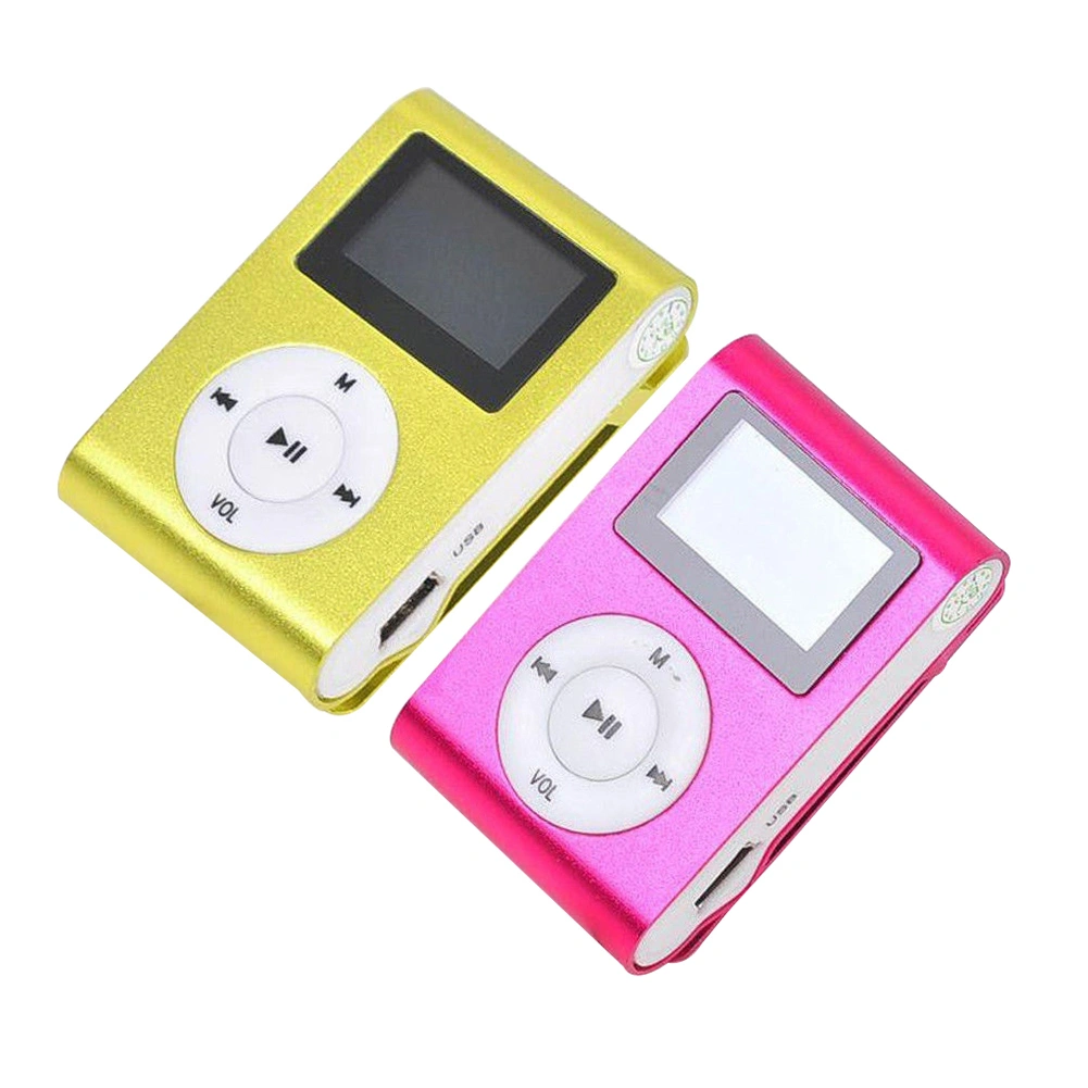 Clip-on Mini USB LCD Screen MP3 Micro SD TF Card Support Sports Music Player