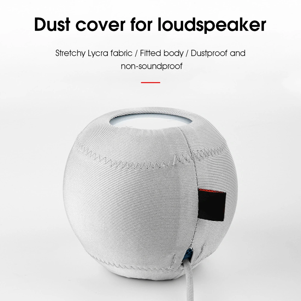 Speaker Dust Cover Not Soundproof Scratch-Proof Elastic Fabric Smart Speaker Storage Protector for Home