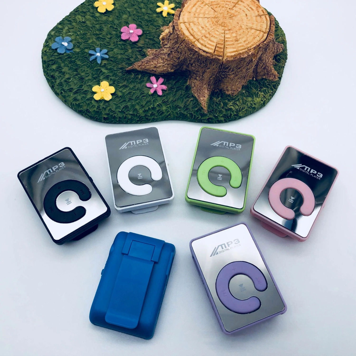 Mini MP3 Player Mirror Support TF Card Clip USB Sports Running Music Walkman for Student
