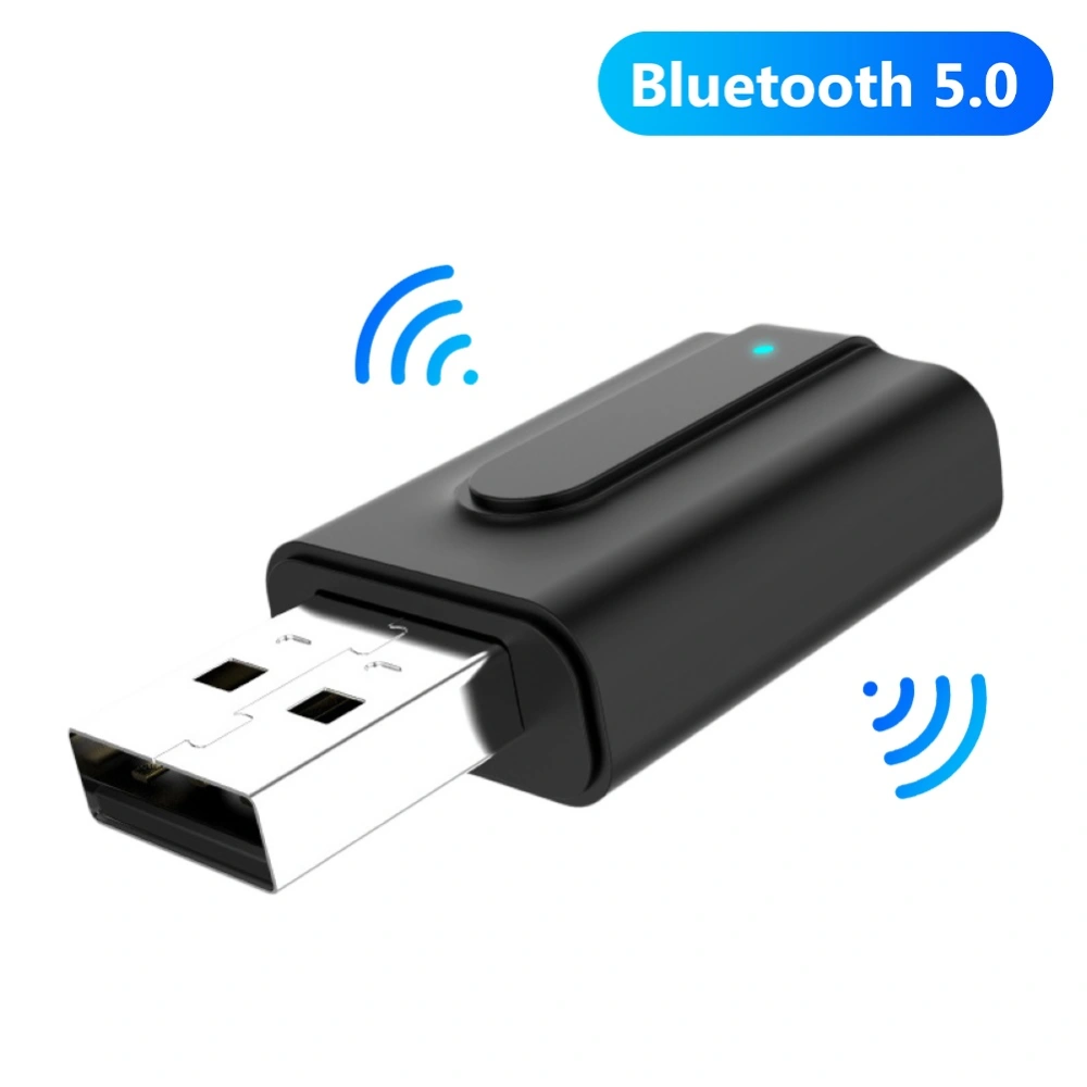 2 in 1 Bluetooth-compatible 5.0 USB Receiver Transmitter Adapter for PC Laptop Speaker Box