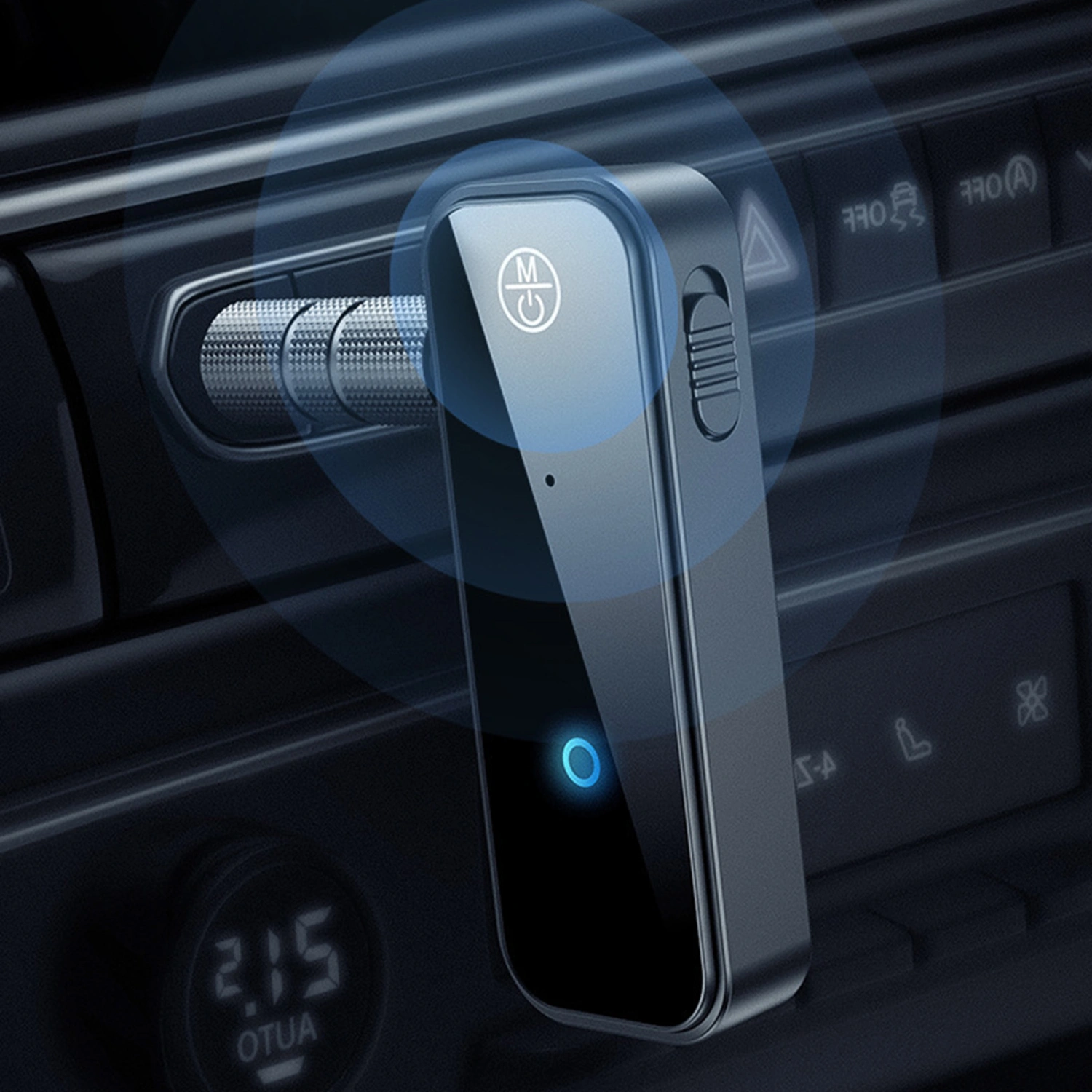 Bluetooth 5.0 Receiver Portable Wireless 10M Operation Range 2 in 1 Transmitter Audio Adapter for Speaker