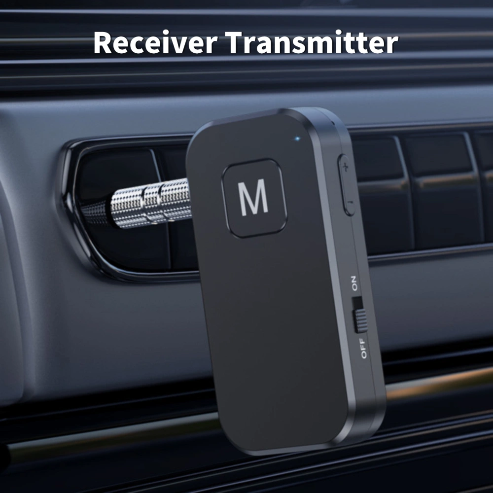 Bluetooth-compatible Receiver 3-in-1 Handsfree Call Back Clip Lossless Sound AUX Audio Receiver for Car