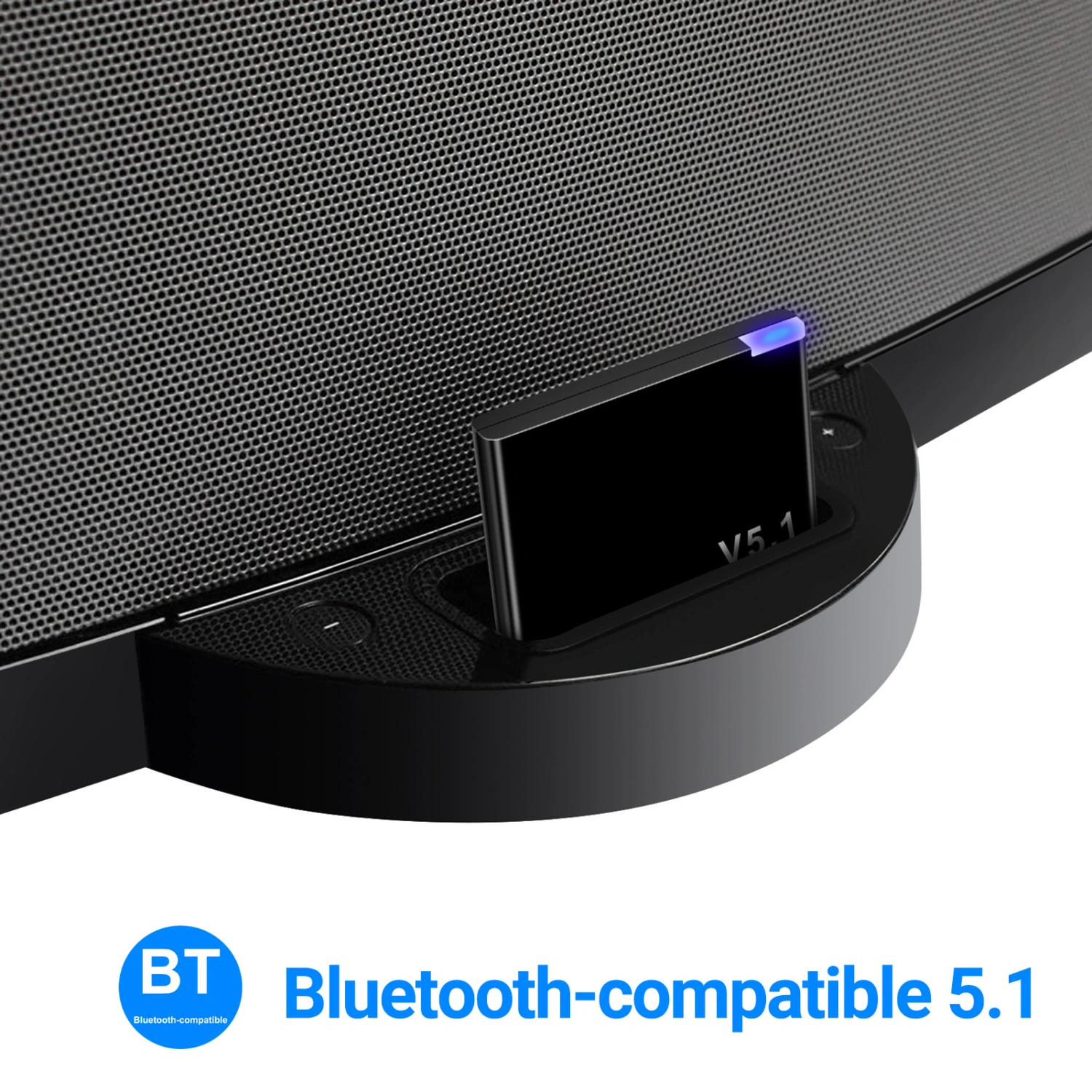 Audio Receiver Quick Transmission High Fidelity Plug Play 30 Pin Bluetooth-compatible5.1  Music Receiver Adapter for Home