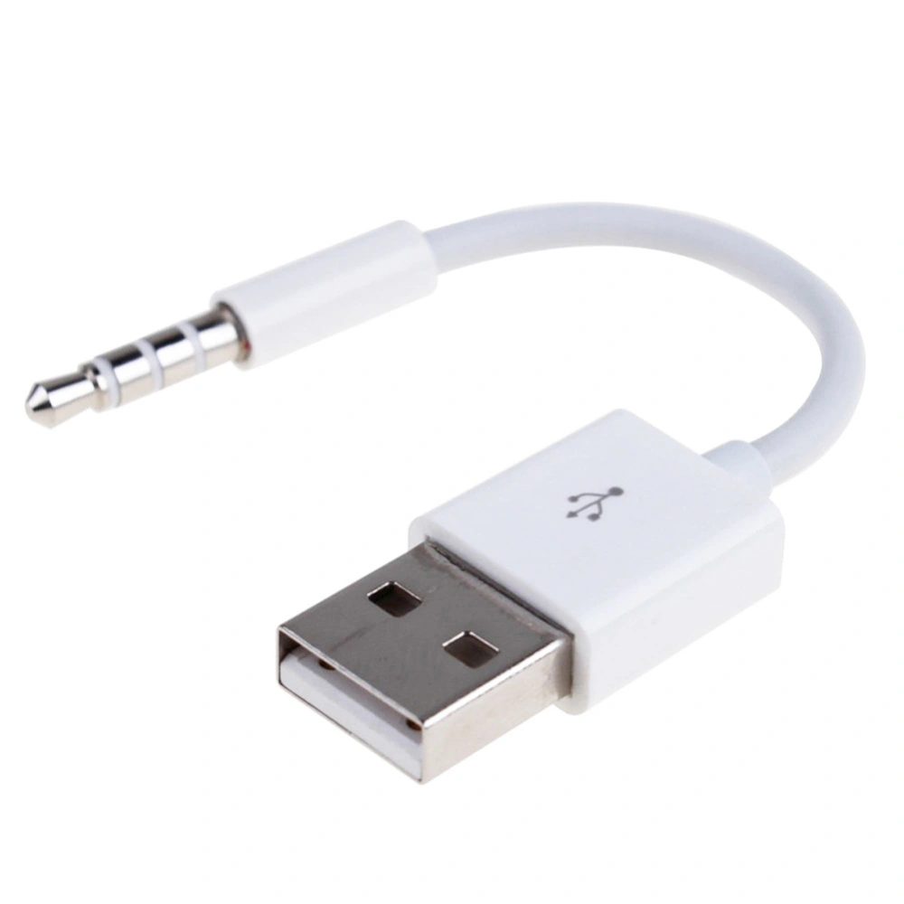 DOONJIEY 3.5mm Aux Audio Jack to USB 2.0 Male Car MP4 Charging Cable Adapter