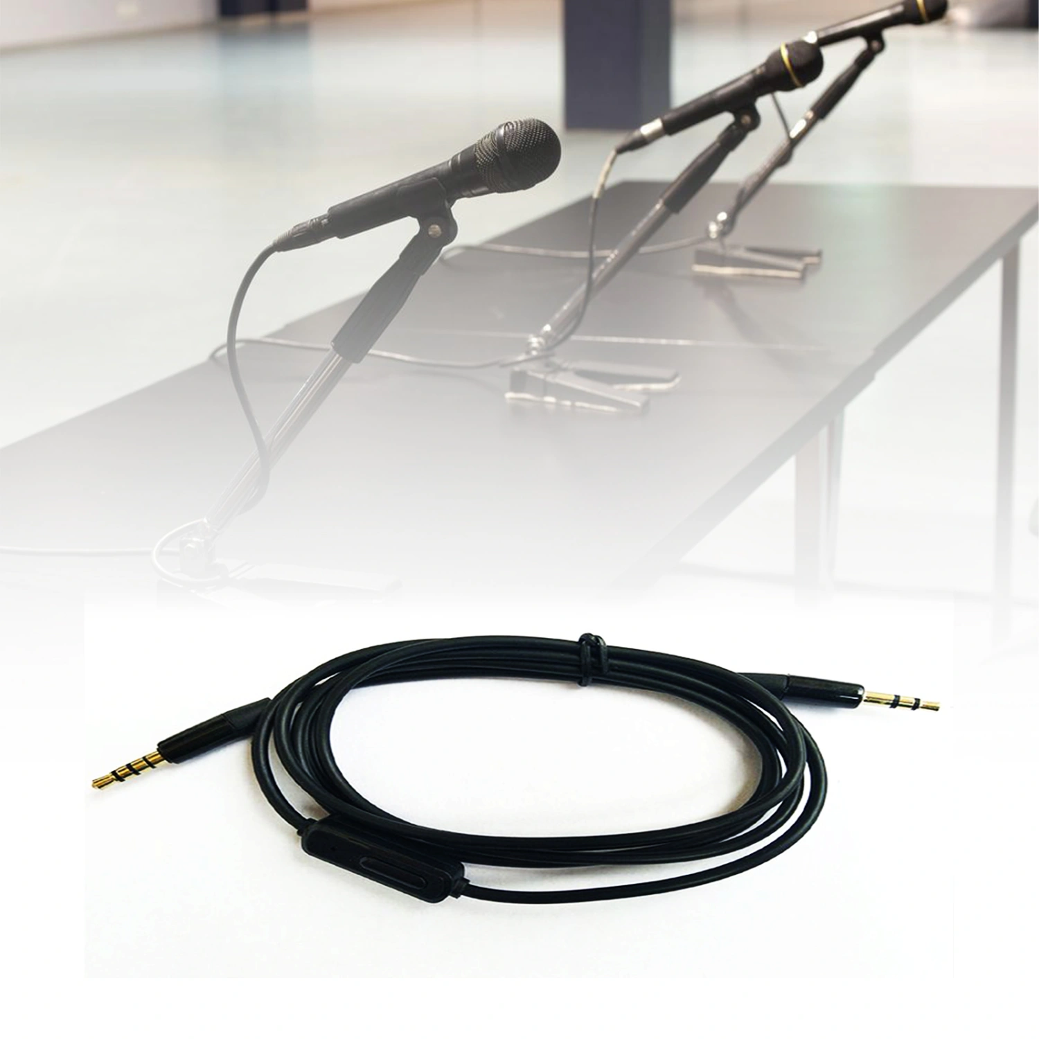 3.5mm Jack HiFi Stereo Sound Male to Male AUX Cable Audio Cord Adapter for Speaker