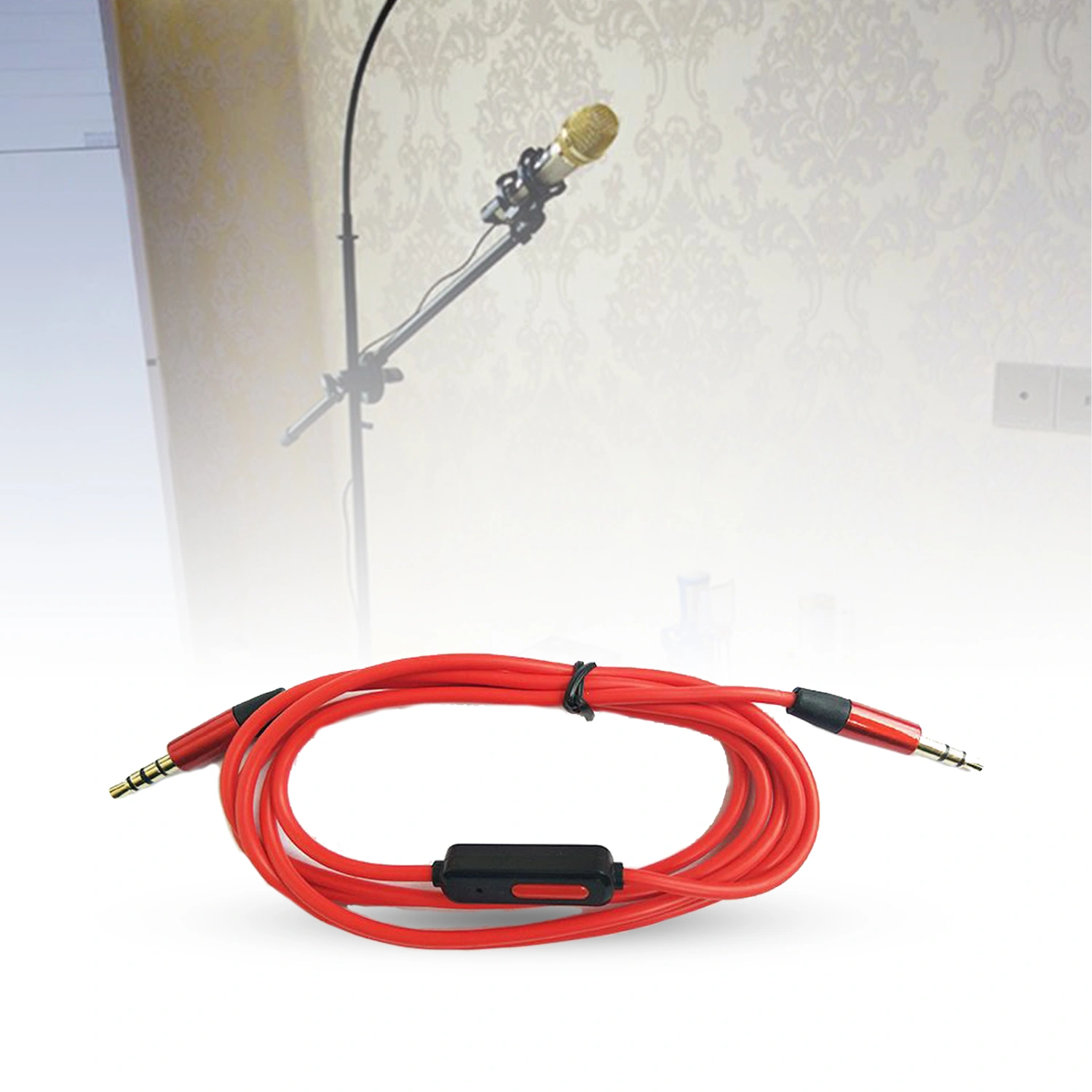 3.5mm Jack HiFi Stereo Sound Male to Male AUX Cable Audio Cord Adapter for Speaker