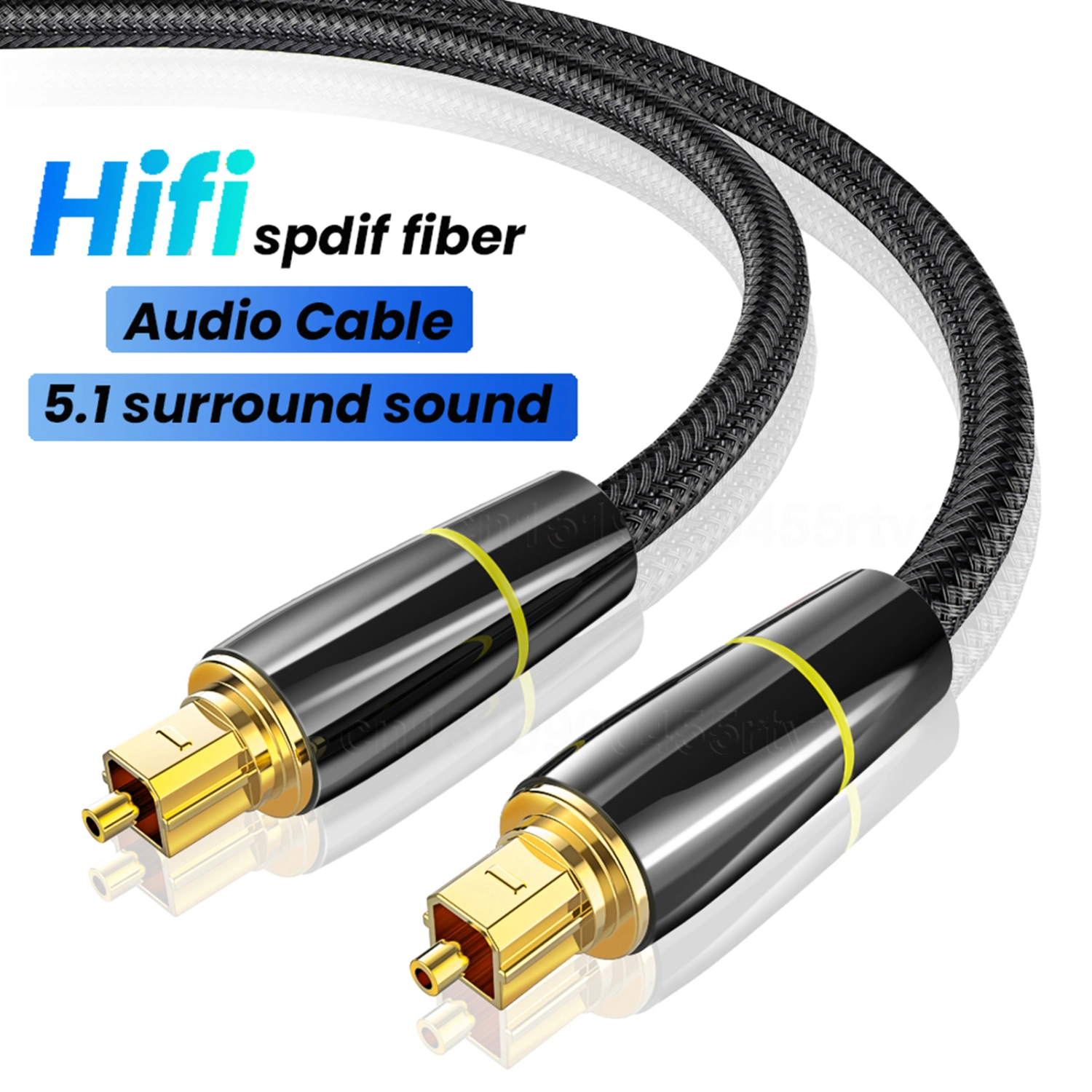 Fiber Optic Audio Cable Digital Optical Fiber Cable SPDIF Cable for Player TV Soundbar Cable