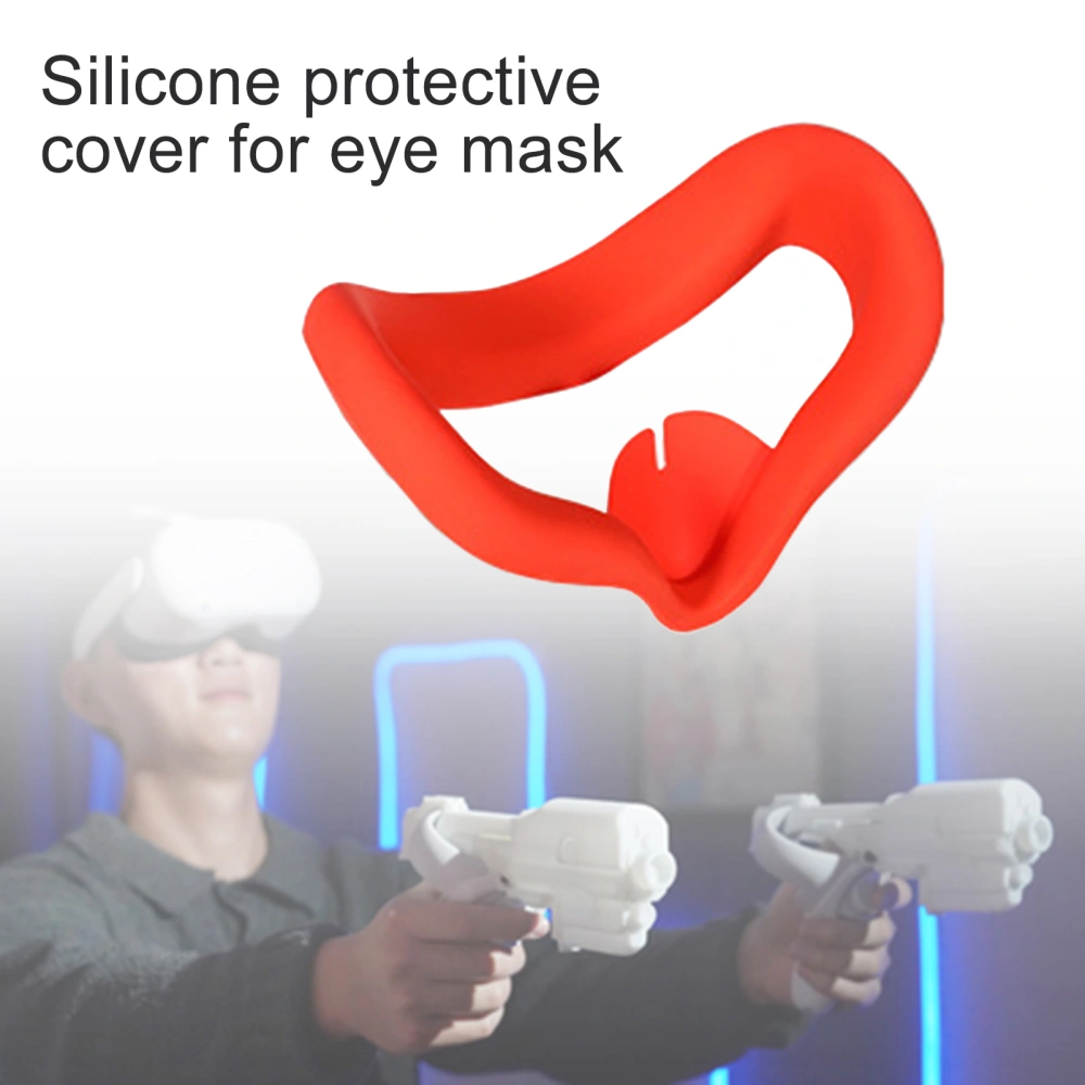 Soft Silicone Sweatproof Light Blocking Eye Cover Protective Case Protector for Oculus Quest 2