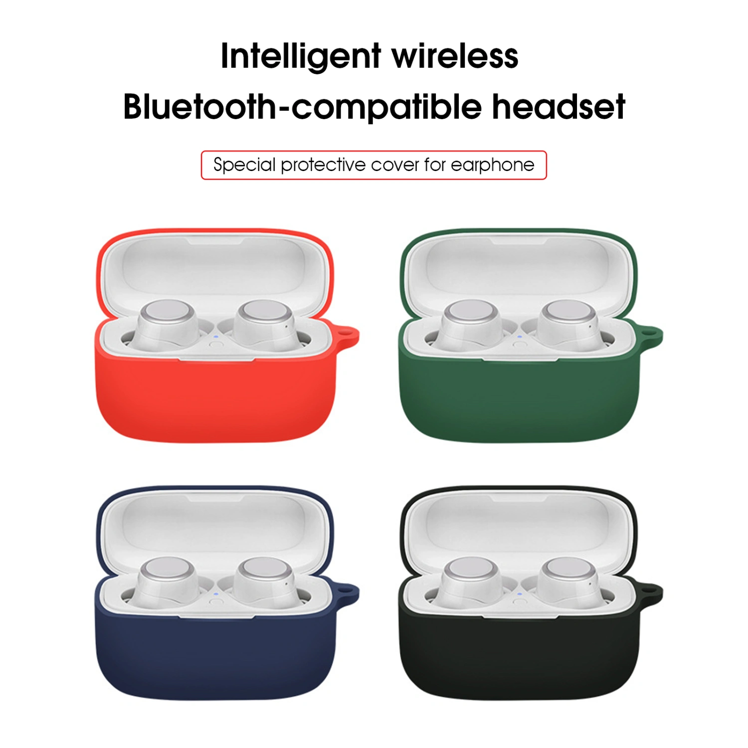 1 Set Earphone Case Protective Washable Ultra-thin Stain Resistant Earphone Shell for JBL LIVE PRO+o