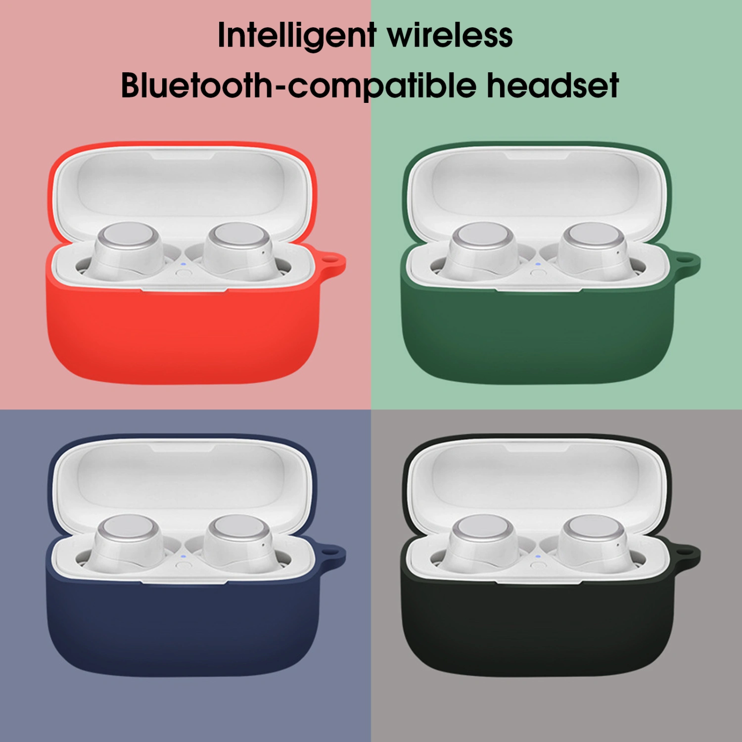 1 Set Earphone Case Protective Washable Ultra-thin Stain Resistant Earphone Shell for JBL LIVE PRO+o