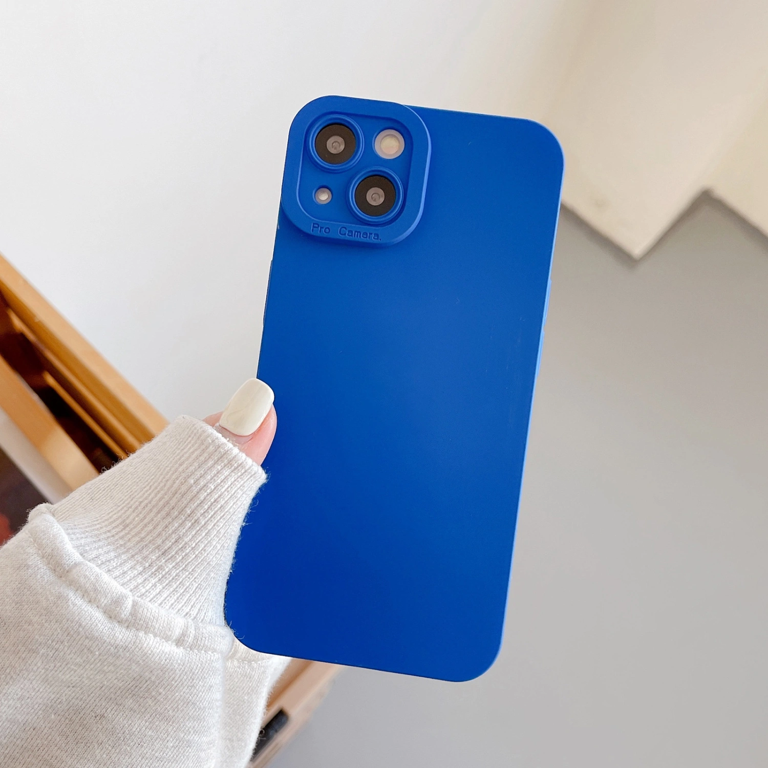 Phone Back Shell Anti-fall Shock-proof Ultra-thin TPU Solid Color Phone Case for iPhone 13 Mini/13/13 Pro/13 Pro Max