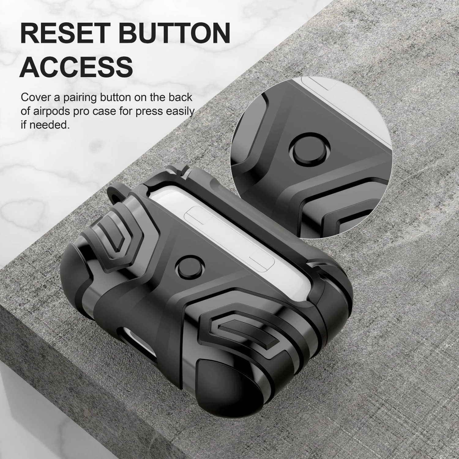 Earphone Protective Skin Anti-fall Shock-proof Waterproof TPU Bluetooth-compatible Earphone Case for Airpods Pro