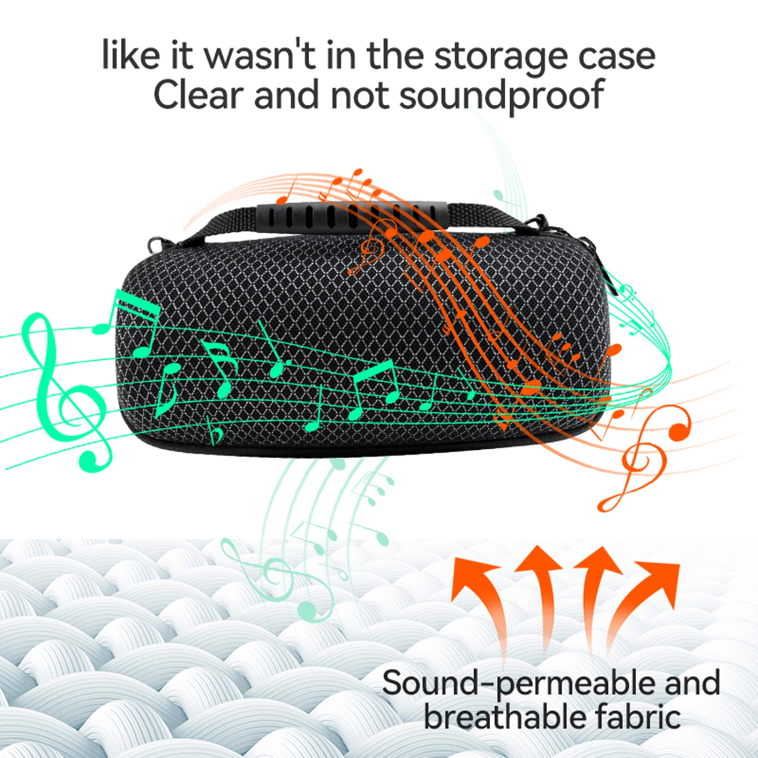 Protective Box Shock Absorption Dust-proof Hard EVA Wireless Speaker Travel Carrying Bag for JBL CHARGE5