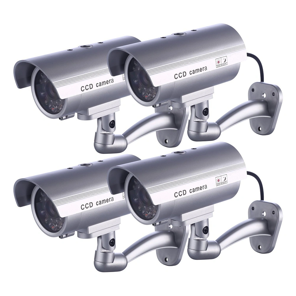 Fake Security Camera Anti-theft Angle Adjustable Universal Wireless Dummy Simulation CCTV Surveillance Camera for Home