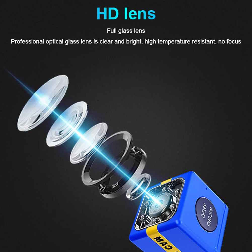 Night Vision Full High Clarity 1080P Mini Video Recorder Motion Sensor Security Camera DVR
