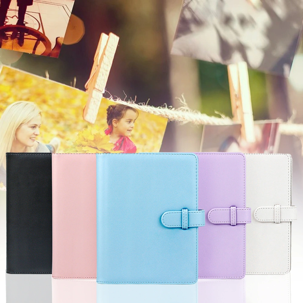 Photo Album Large Capacity Souvenir Vintage 128 Pockets Picture Album for FujiFilm-Instax Mini11/70/80/9/KT/25/90/7S