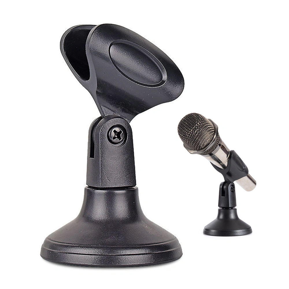 Microphone Holder 360 Degree Rotation Universal Lightweight Desktop Wireless Condenser Microphone Bracket for Meeting Room 