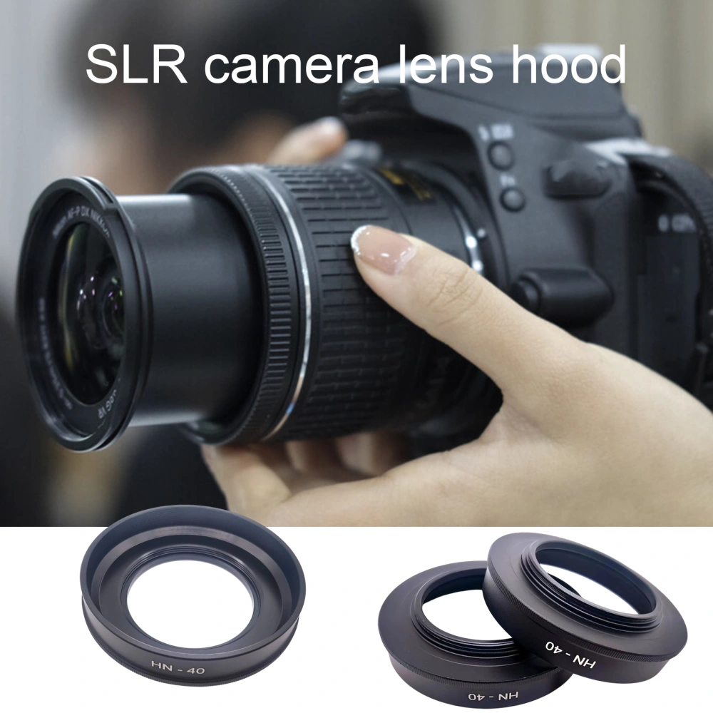 Camera Lens Hood Prevent Overexposure Camera Lens Hood Solid Anti-Reflection Cover for Nikon Z50/Z30/Zfc/Z16