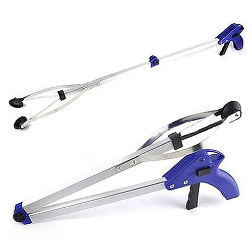 Home Kitchen Tool Foldable Helper Grabber Long Arm Trash Pick Up Hand Gripper