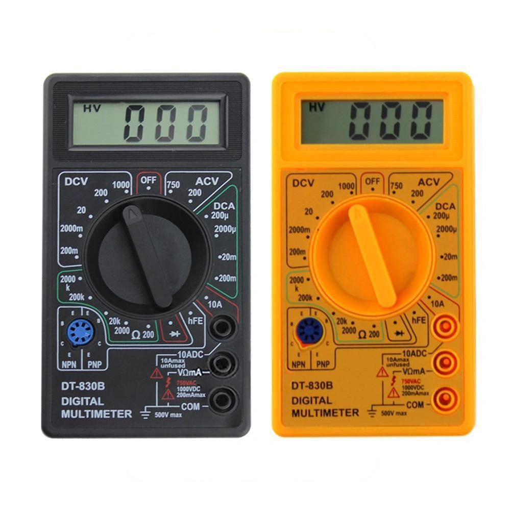 LCD Digital Voltmeter Ammeter Ohmmeter Multimeter Volt AC DC Tester Meter