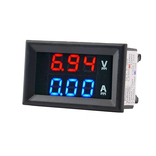 DC 100V 10A Voltmeter Ammeter Dual Digital Meter + Aquarium LCD Thermometer