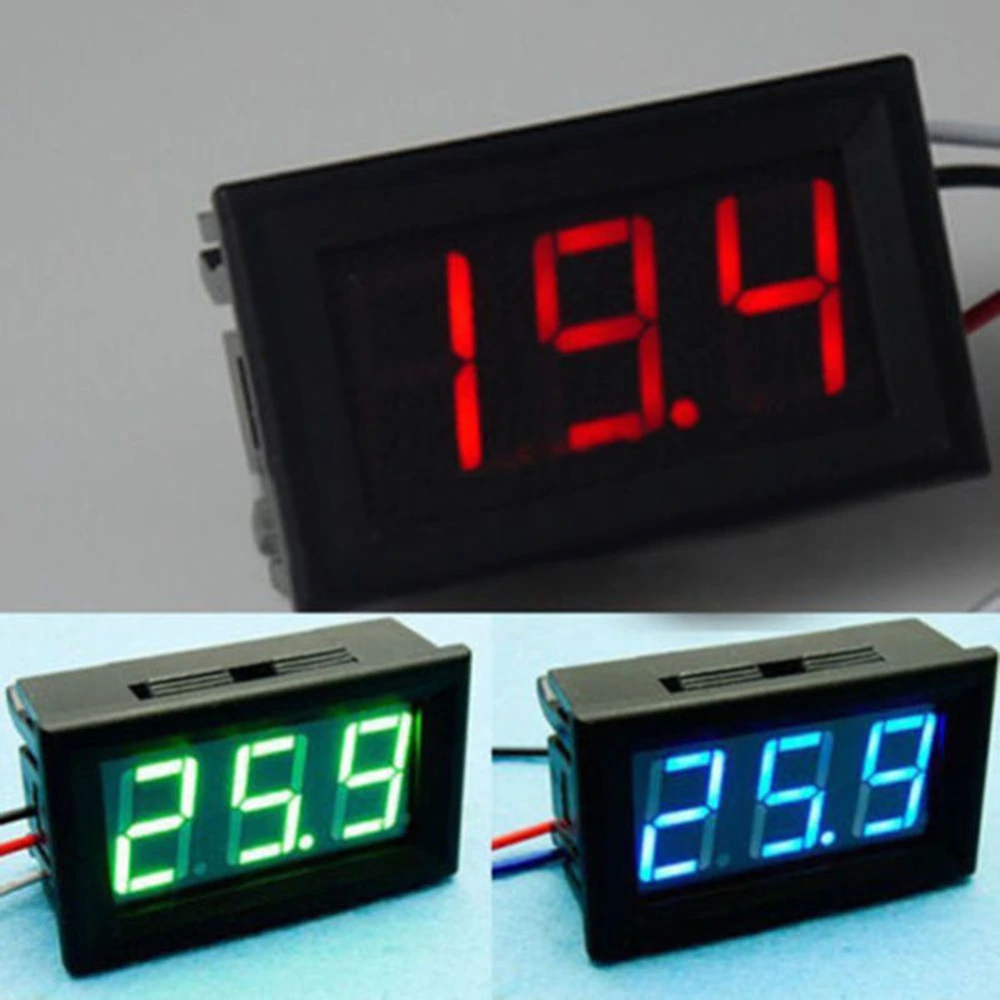 Mini DC 0-30V 3-Digital LED Display Mini Voltmeter Tester Voltage Panel Test