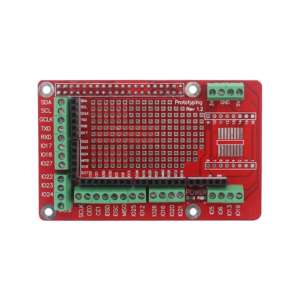 Multifunctional PCB IC Expansion Board Module for Raspberry Pi 4B 3B+ 3B 2B