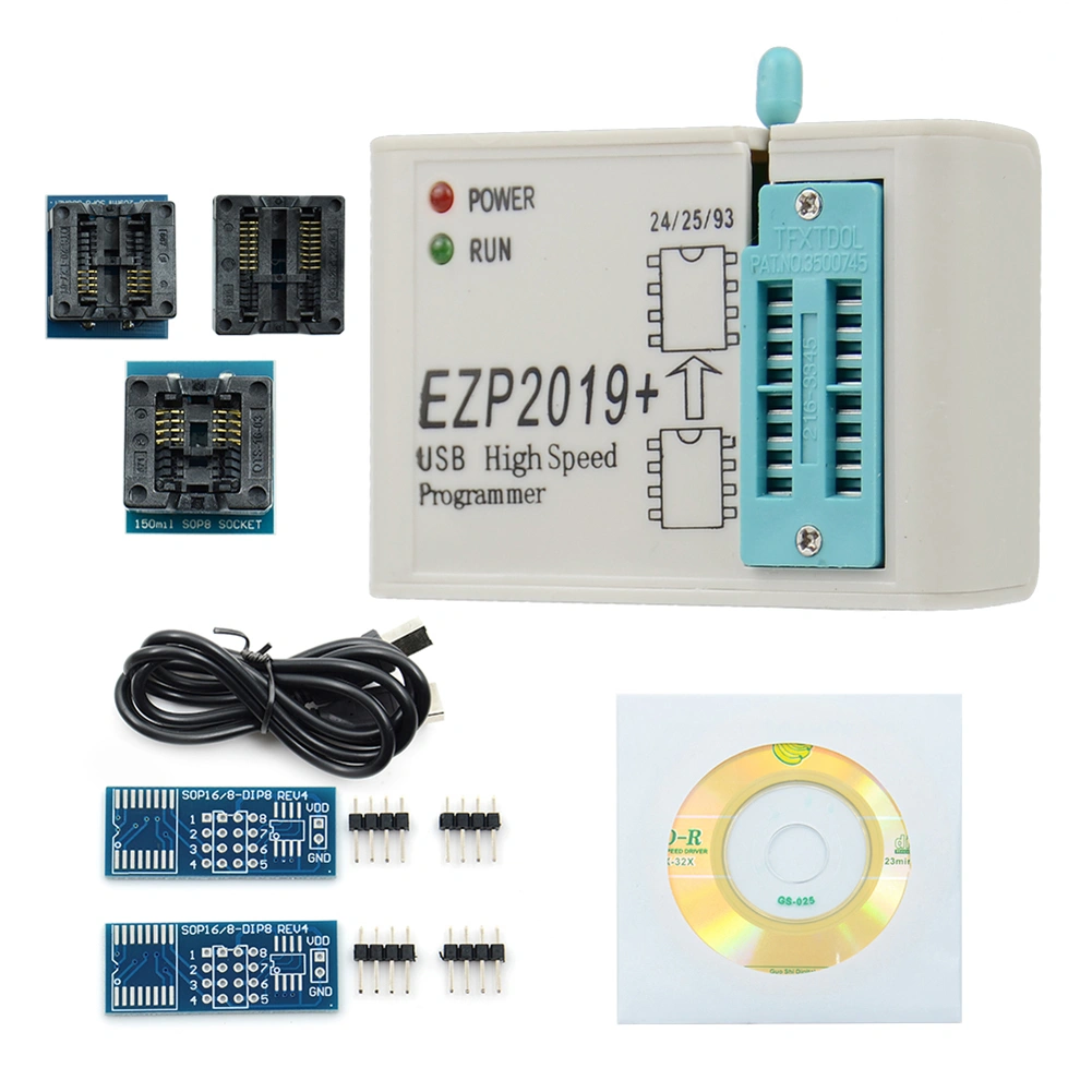 EZP2019 USB SPI Programmer Socket Support 24 25 93 EEPROM Flash Bios Chip Set