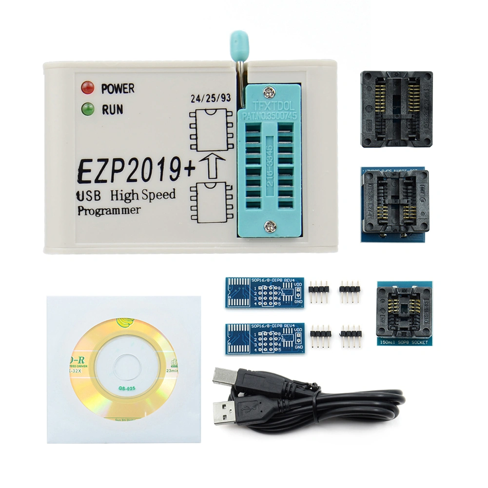 EZP2019 USB SPI Programmer Socket Support 24 25 93 EEPROM Flash Bios Chip Set