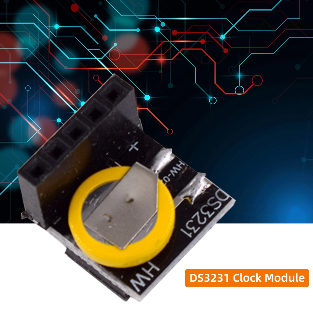 DS3231 Clock Module Precise Multifunctional DIY Compact Electronic Clock Module for Modification