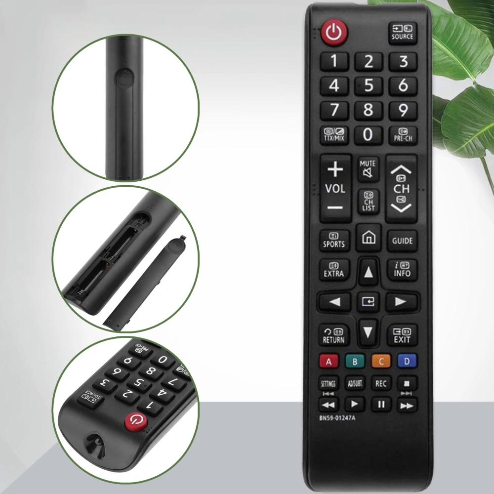 BN59-01247A TV Controller English Version Compatible Plastic Fast Response Remote Control for Samsung