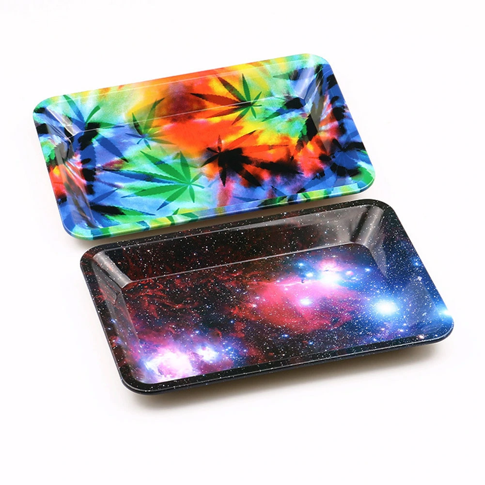 Starry Leaves Cigarette Tobacco Rolling Tray Holder Essential Smoking Accessory