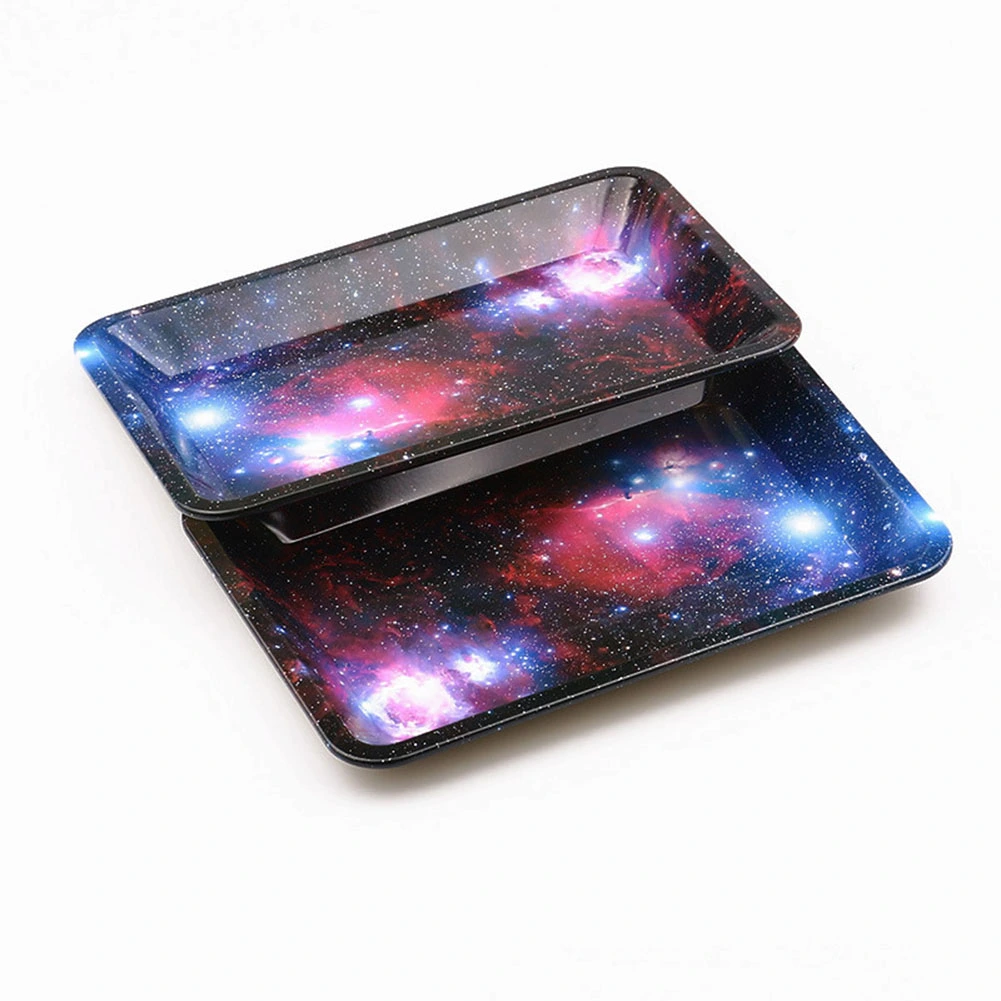 Starry Leaves Cigarette Tobacco Rolling Tray Holder Essential Smoking Accessory