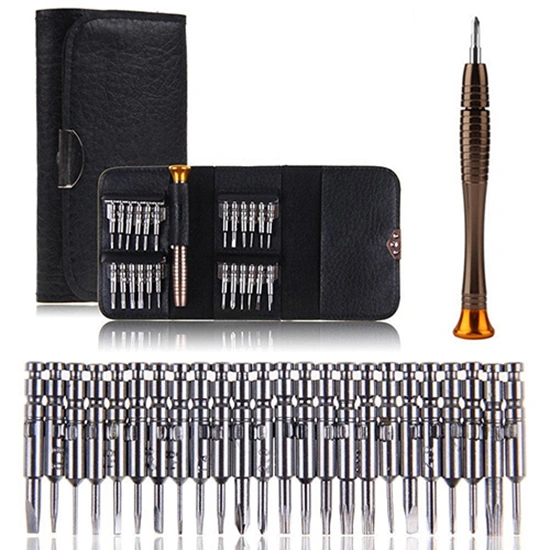25 in1 Screwdriver Set Opening Repair Tools Kit for iPhone 6 5 Samsung Cellphone PC Watch