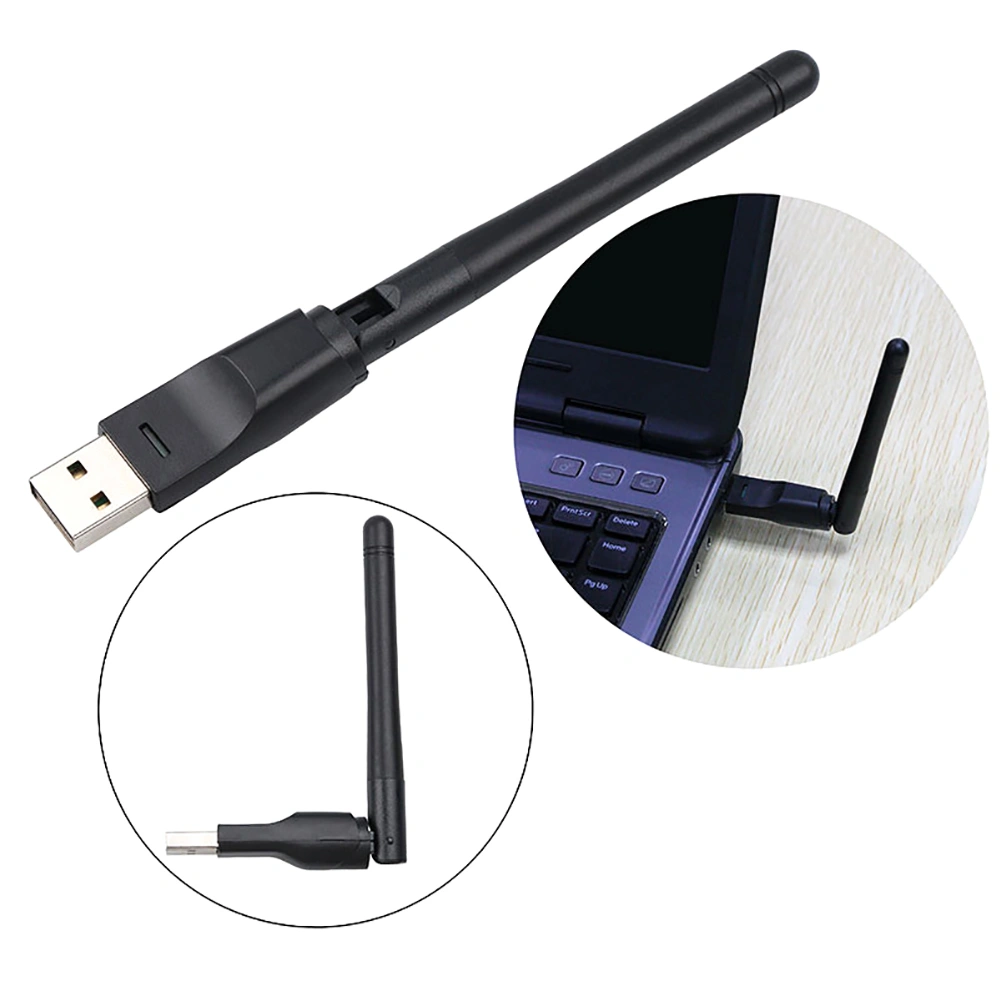MT7601 150Mbps Wireless WiFi Router USB Network Card Adapter with 2dB Antenna