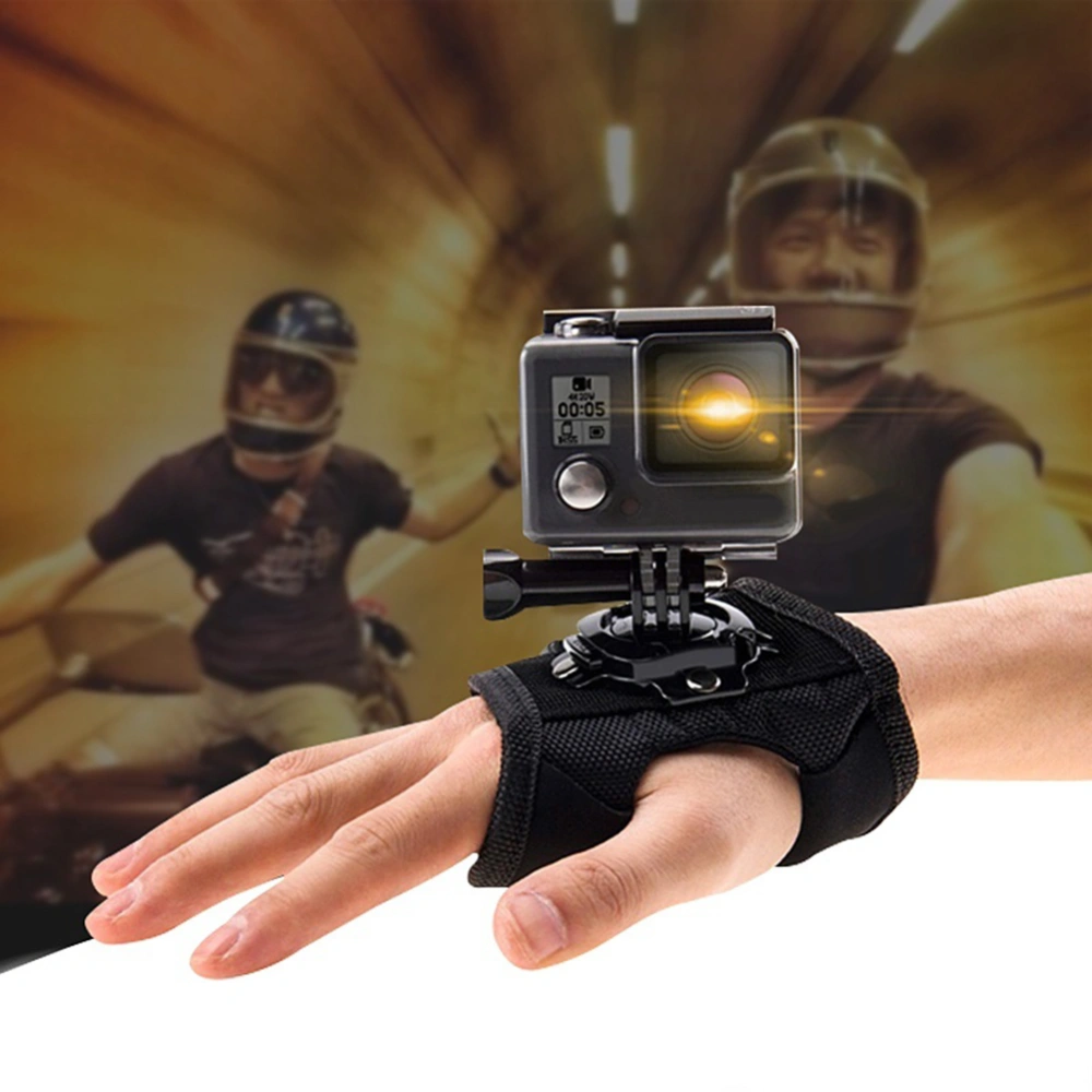 Hand Wrist Arm Strap 360-Degree Rotation Mount for Gopro Xiaomi Yi Action Camera