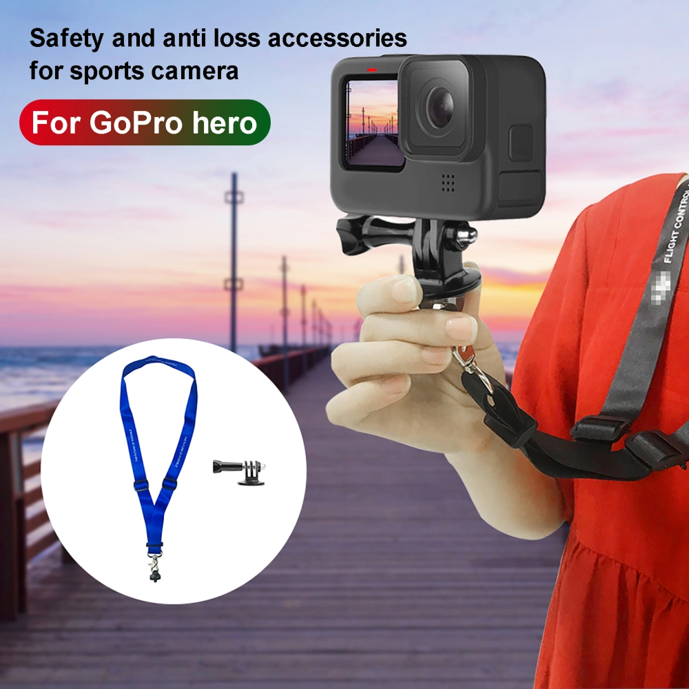 Cloth Handheld Hanging Neck Camera Wrist Strap Accessory Lanyard for Gopro Hero