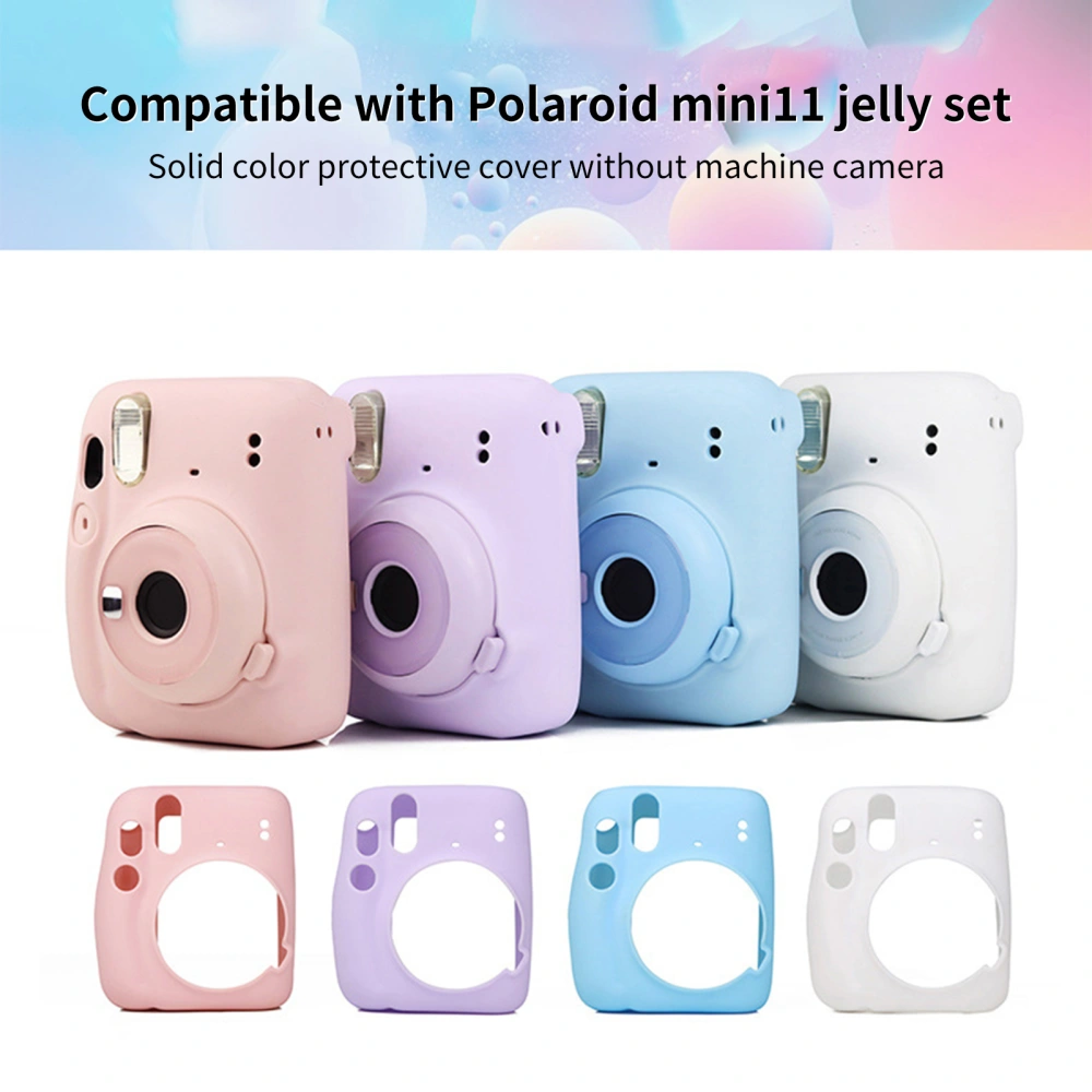 Camera Protective Shell Simple Bright Color Silicone Stunning Instant Camera Protector for Instax Mini 11