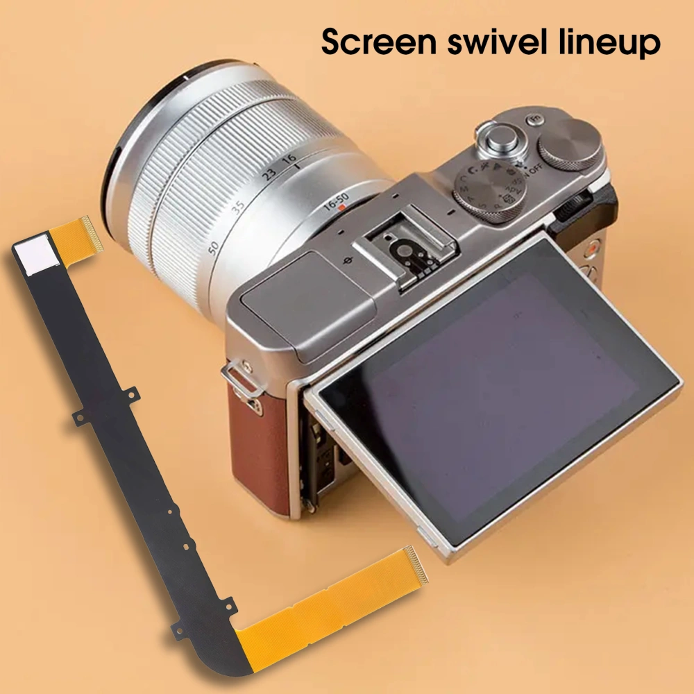 Display Screen Flex Cable Professional Rust-proof Repair Parts Camera Shaft Rotating LCD Screen Flex Cable Repair Replacement for Fuji X-A3 XA3 XA10